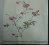 Solid embroidery bath towel