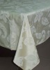 Solid jacquard tablecloth