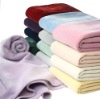 Solid polar fleece blankets 100% polyester