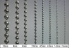 Sorter decorative metal bead chain curtain