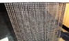 Sorter decorative metal bead chain curtain