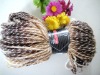 Space dyed muti-color 3ply twisted 100%Australian wool yarn