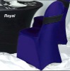 Spandex Chair Cover in Royal Purple Color With Spandex Band