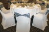 Spandex Chair Covers with damask bands