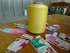 Spandex covered nylon yarn for cotton socks