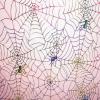Spider Pattern Bronzing Organza