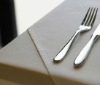 Spun & filament polyester disposable dinner tablecloth