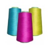 Spun polyester sewing thread