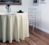 Spun polyester tablecloths and napkins