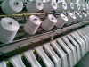 Spun polyester yarn