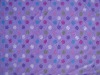 Spun printed polar fleece fabric