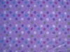 Spun printed polar fleece fabric