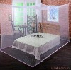 Square insecticide treated mosquito net with large place