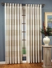 Square linen look curtain