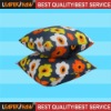 Square shape silk printed back pillow