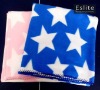 Star Printed basic fleece throw