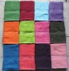 Stock terry bath towel with  board