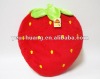 Strawberry flat plush cushion