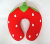 Strawberry style travel pillow