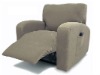Stretch recliner slipcover   (Fitted recliner chair cover with elastic bottom)