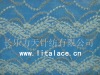 Stretch spandex lace fabric M1031 silver