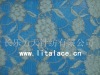 Stretch spandex lace fabric M1046 silver