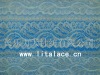 Stretch spandex lace fabric M1094 silver