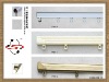 Stright Aluminum anti noisy squre curtain track