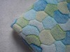 Stripe 100% polyester coral fleece fabric