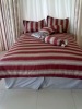 Stripe design quilt cover