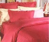 Stripe hotel bedding set/bedding cover