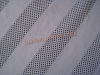 Stripe plain mesh fabric