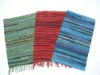 Striped cotton washable rugs