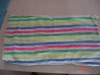Striped face towel