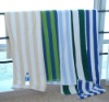 Striped woven JACQUARD towel/pool jacquard towel