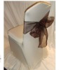 Strong Elastic Chair Cover With Sashes XY153