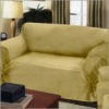 Suede sofa cover