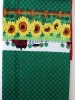 Sunflower patten/Green 100% polyester mini matt printing plain fabric