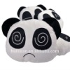 Super adorable expressional panda plush cushion throw pillow