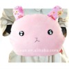 Super lovely baby rabbit-shaped hand warmer throw pillow