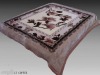 Super thick Blanket NO.209 lt coffee polyester blanket
