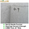 Superhigh density needle punched fabric 0.9mm thick