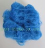 Supply solid 3d blue polyester staple fibre