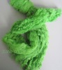 Supply solid  recycled  green polyester tow for good quality