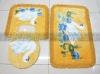 Swan Pattern Bathroom Rugs 3PCS, toilet mats (RZ-JF-6)