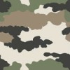 T/C 65/35 snow camouflage fabric