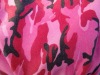 T/C 80/20 printed camouflage fabric