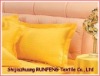 T/C Multicolored Hotel Sateen Pillow Sham/Pillow Case/Cushion Yellow