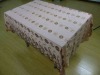 T/C jacquard&embroidery table cloth for hotel/ restaurant