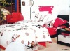 T/C lovely printed bedding set 3pcs/4pcs